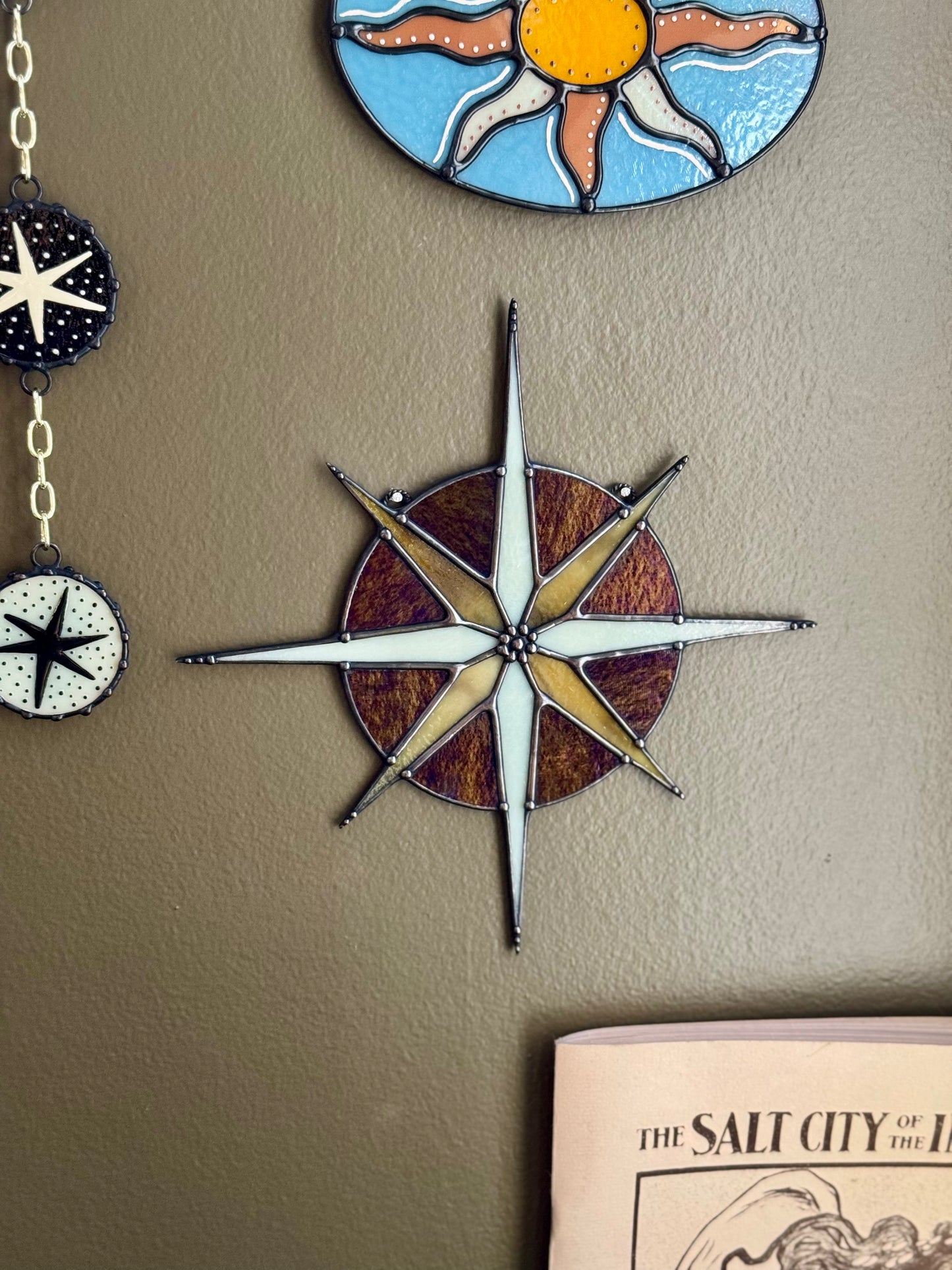 Iridescent Eight Point Star
