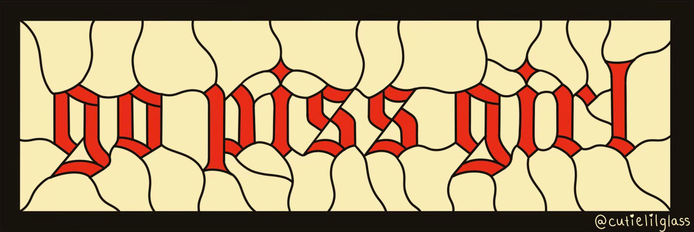 Go Piss Girl Sticker