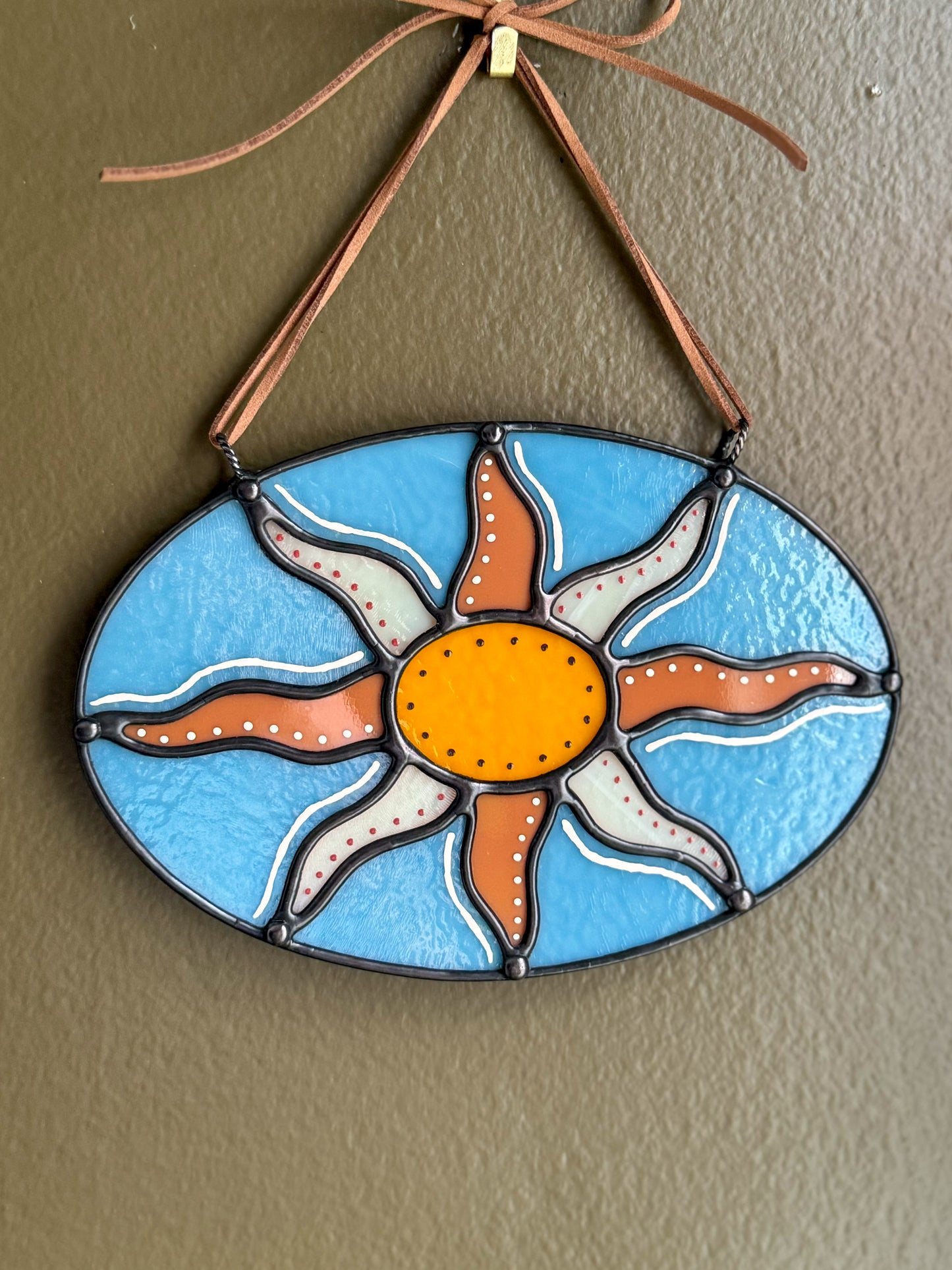 Hand Painted Sun Panel
