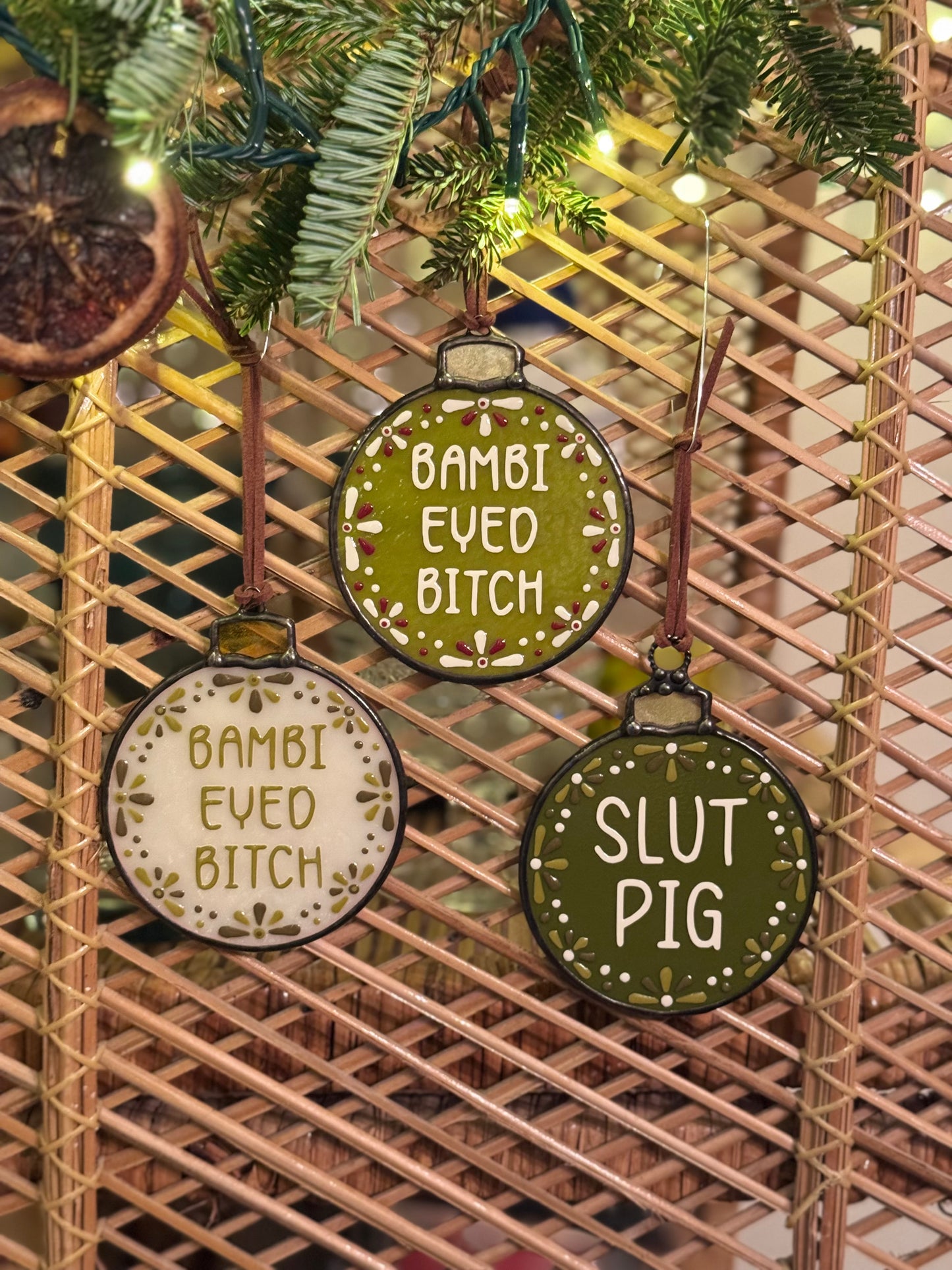 Bravo Quote Ornaments