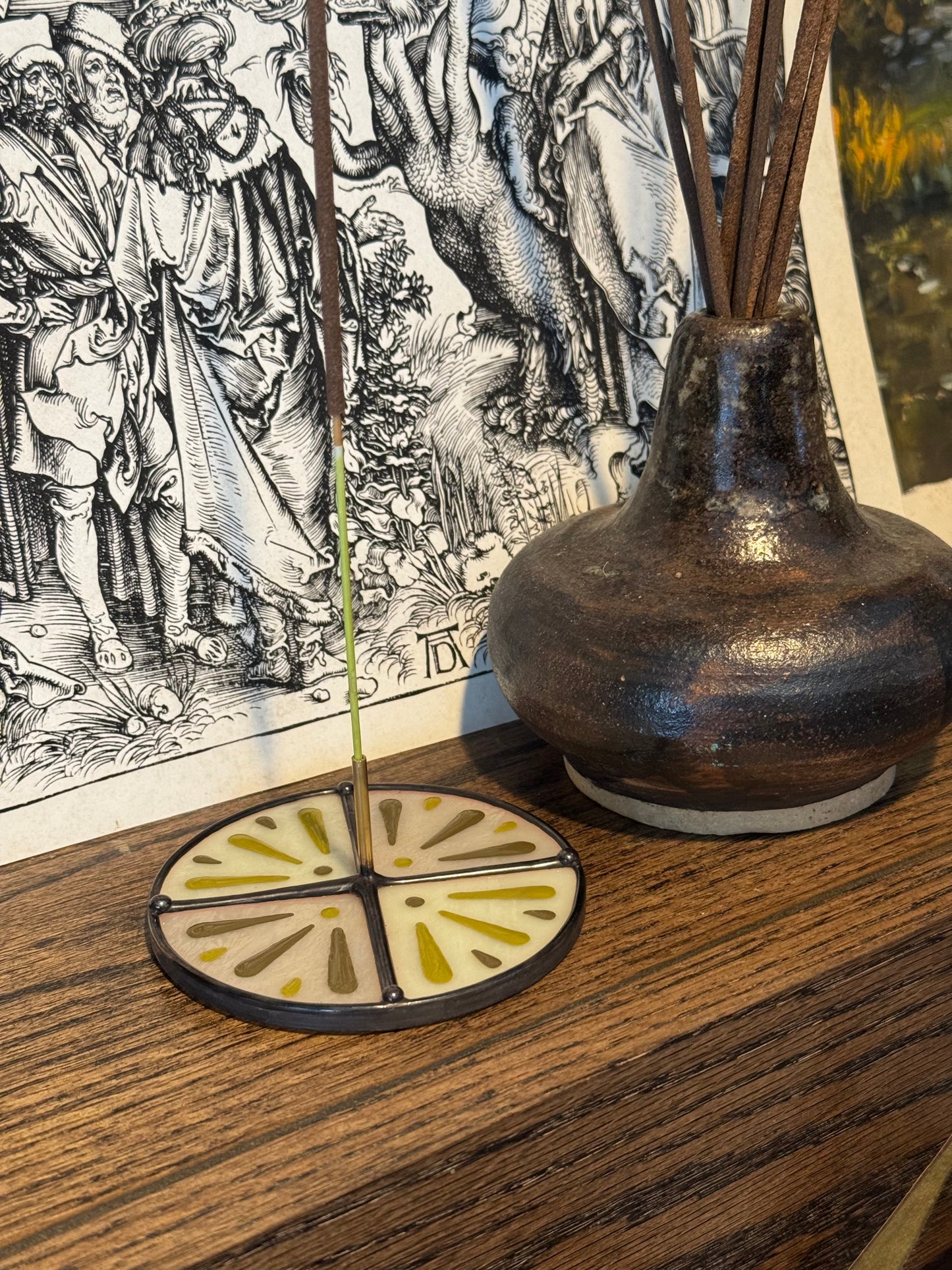 Hand Painted Incense Holders