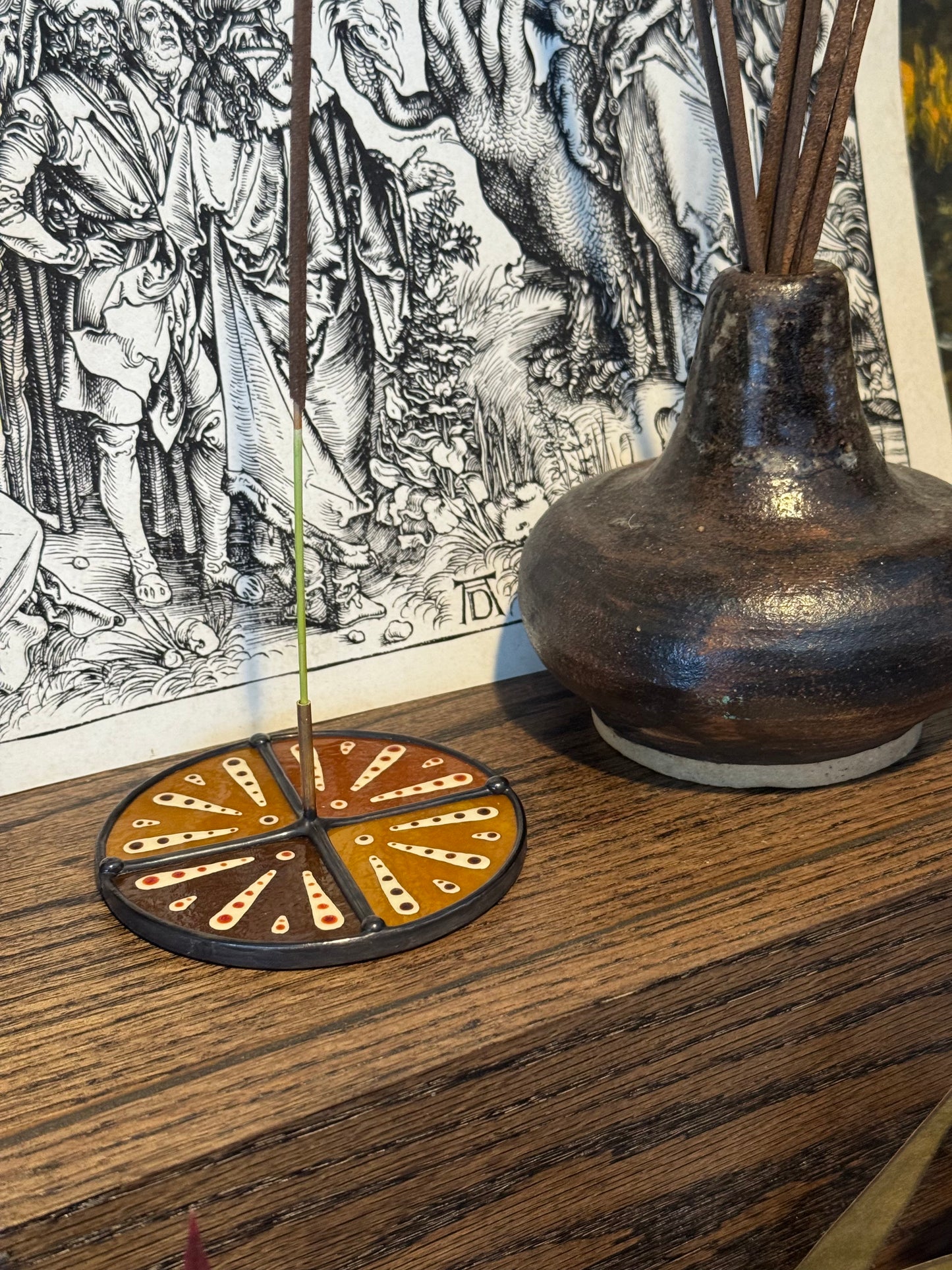 Hand Painted Incense Holders